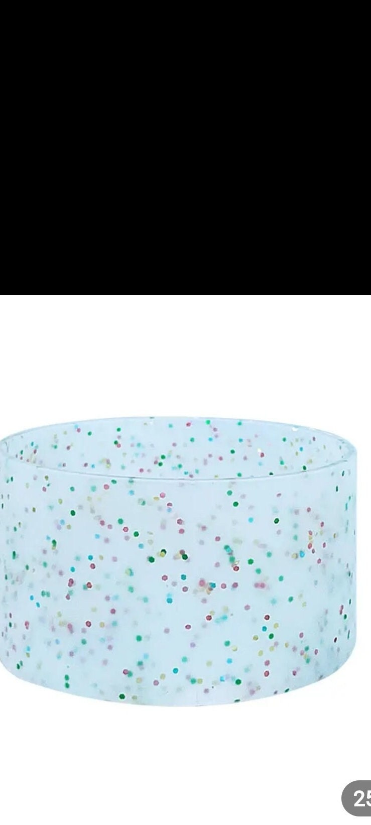 Colorful Glitter silicone boot bumper sleeve for tumbler