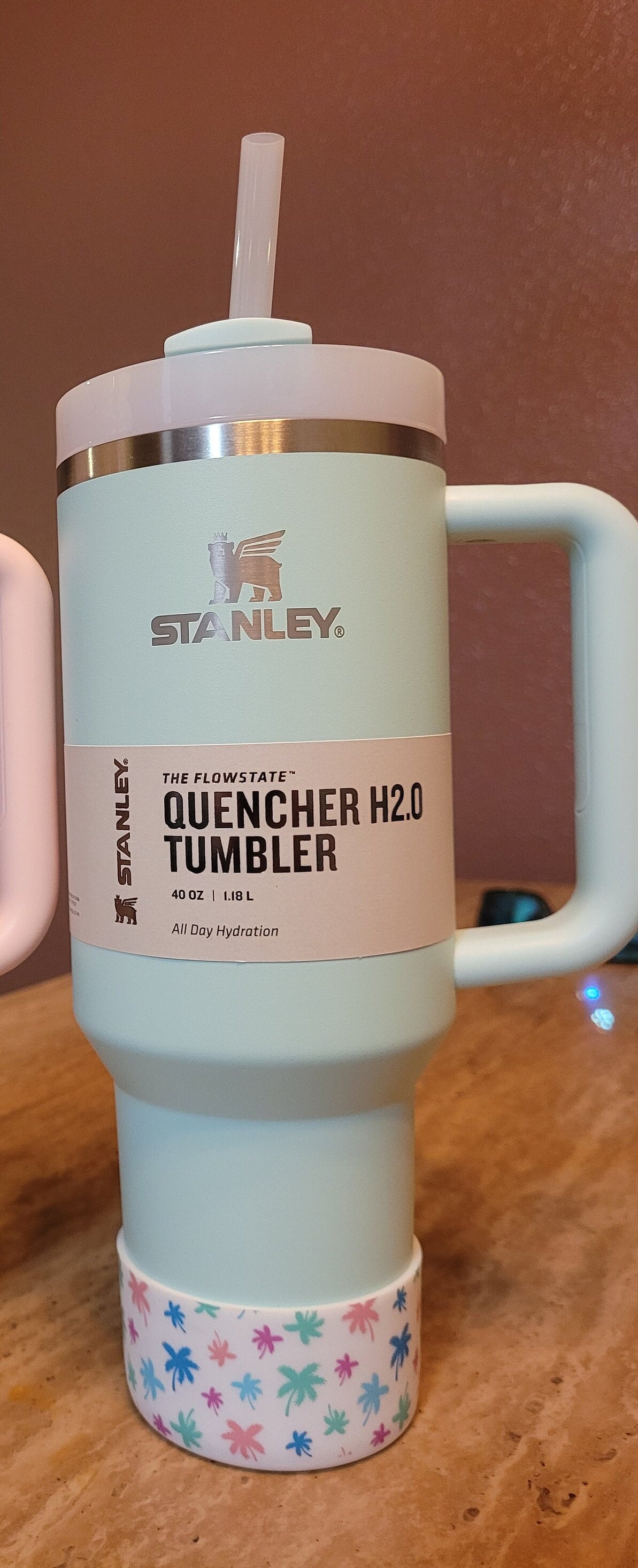 Meet Me Under The Palms Silicone Sleeve Boot Bumper for tumblers