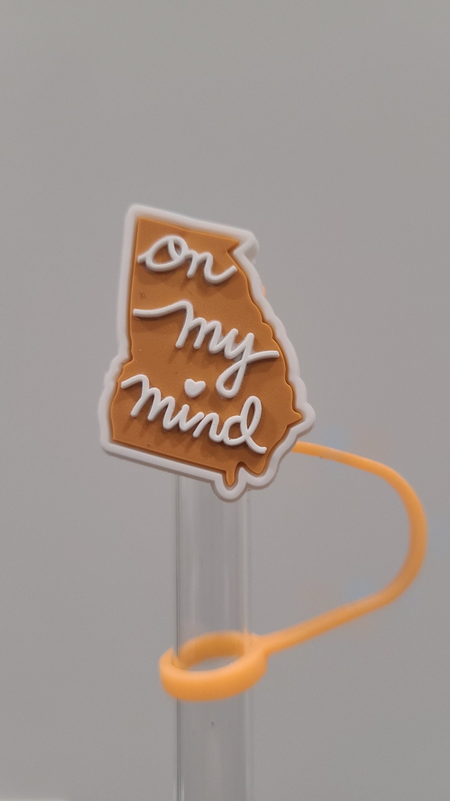 10MM Georgia On My Mind Strawtopper for Tumblers