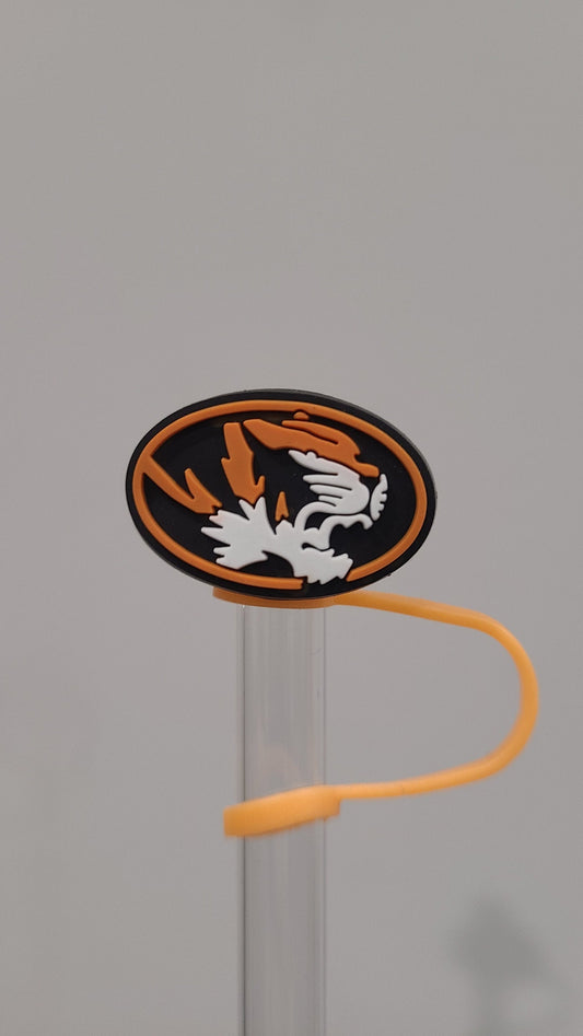 Miz Tigers 10MM Silicone Strawtopper for Tumblers