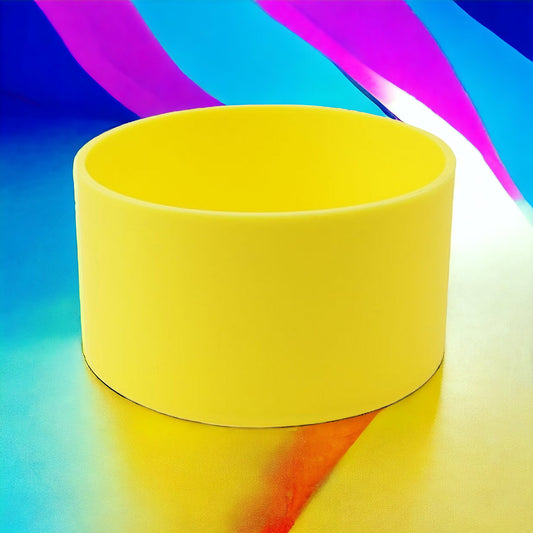 Neon Yellow Silicone Boot Bumper Sleeve for Tumbler