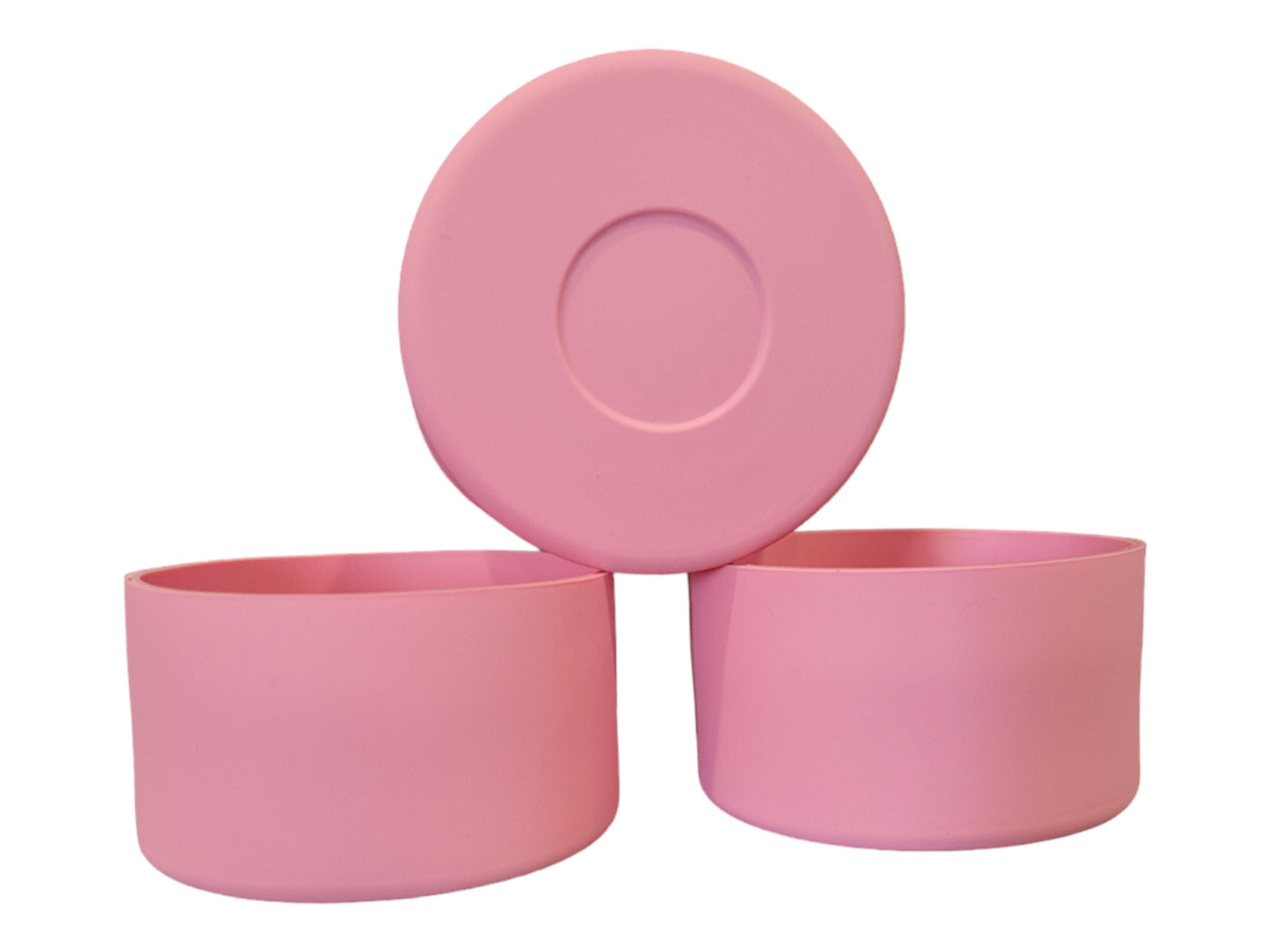 Rose Pink Silicone Boot Bumper Sleeve for Tumbler
