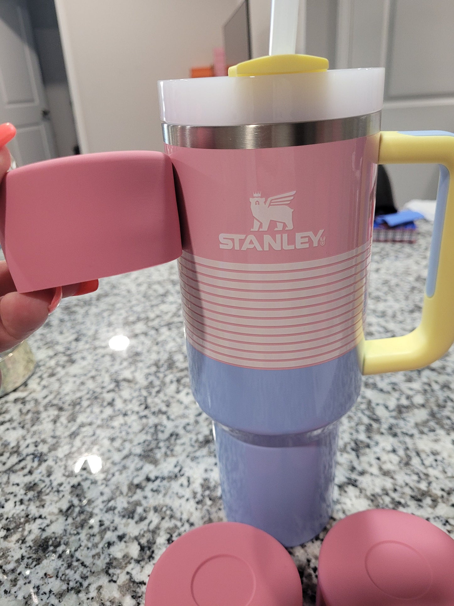 Rose Pink Silicone Boot Bumper Sleeve for Tumbler