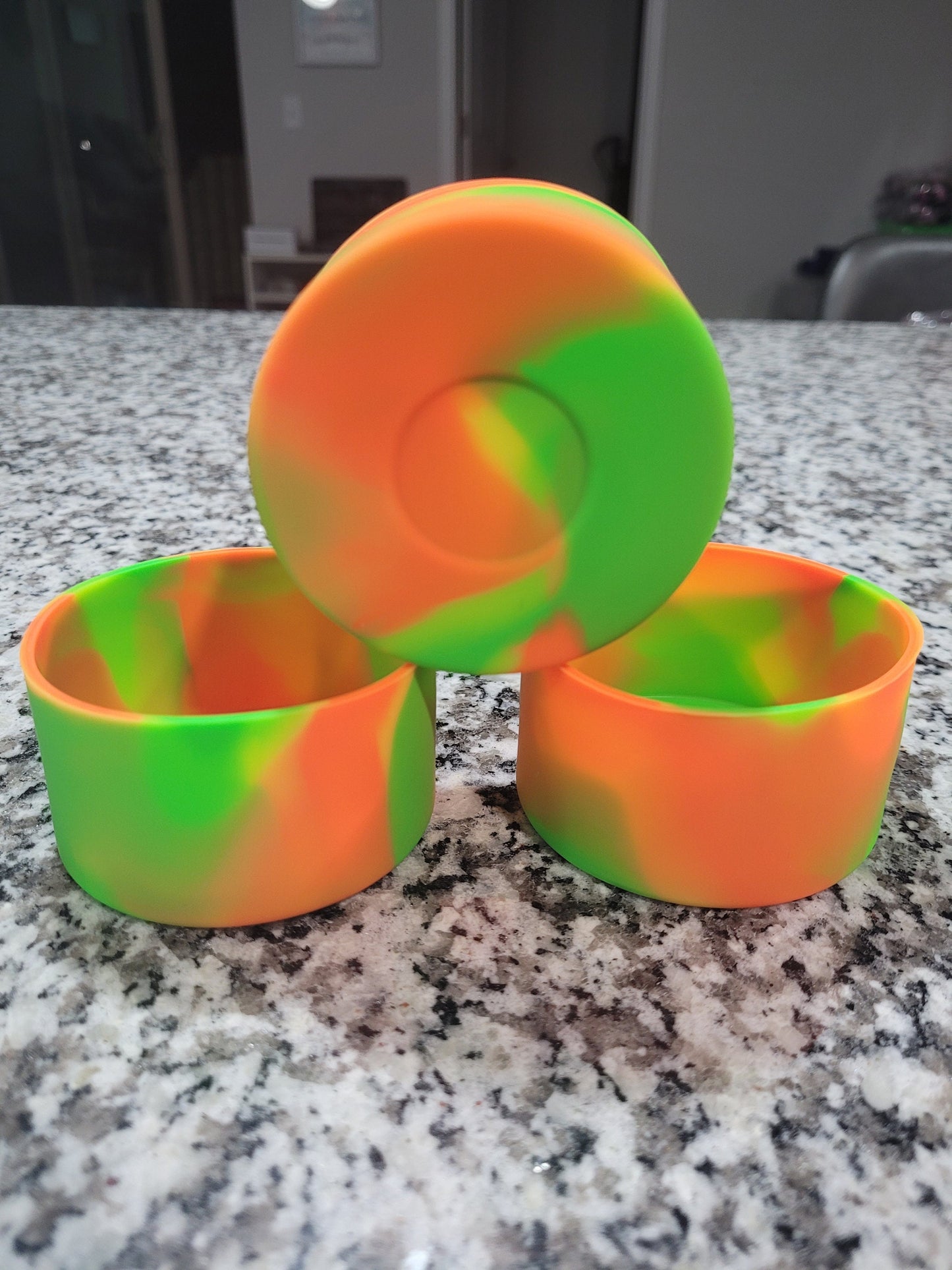 Neon Swirlies Silicone Boot Bumper Sleeve for tumblers
