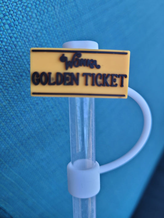 Golden Ticket 10MM SILICONE STRAWTOPPER