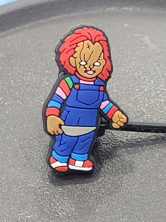 Here's Chucky 10mm Silicone Strawtopper
