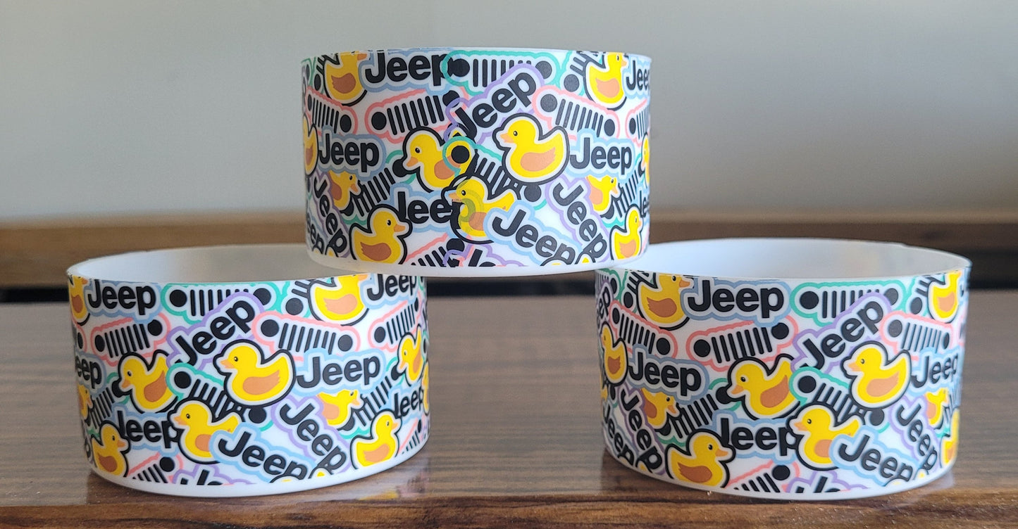 Jeep Ducks Silicone Boot Bumper Sleeve for tumblers
