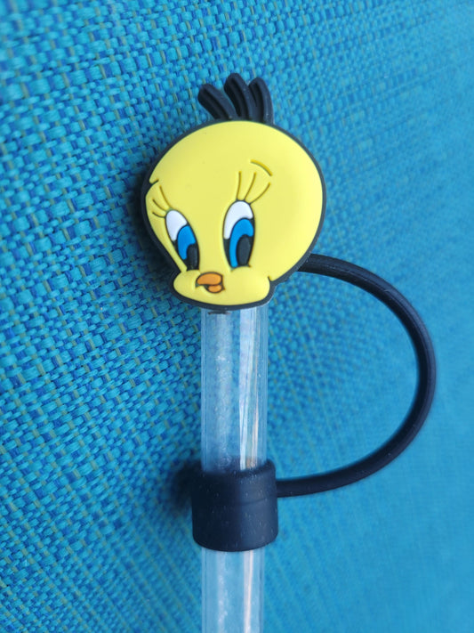 Yellow Bird 10MM Silicone Strawtopper for Tumblers