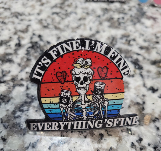 Everything's Fine 10MM Strawtopper