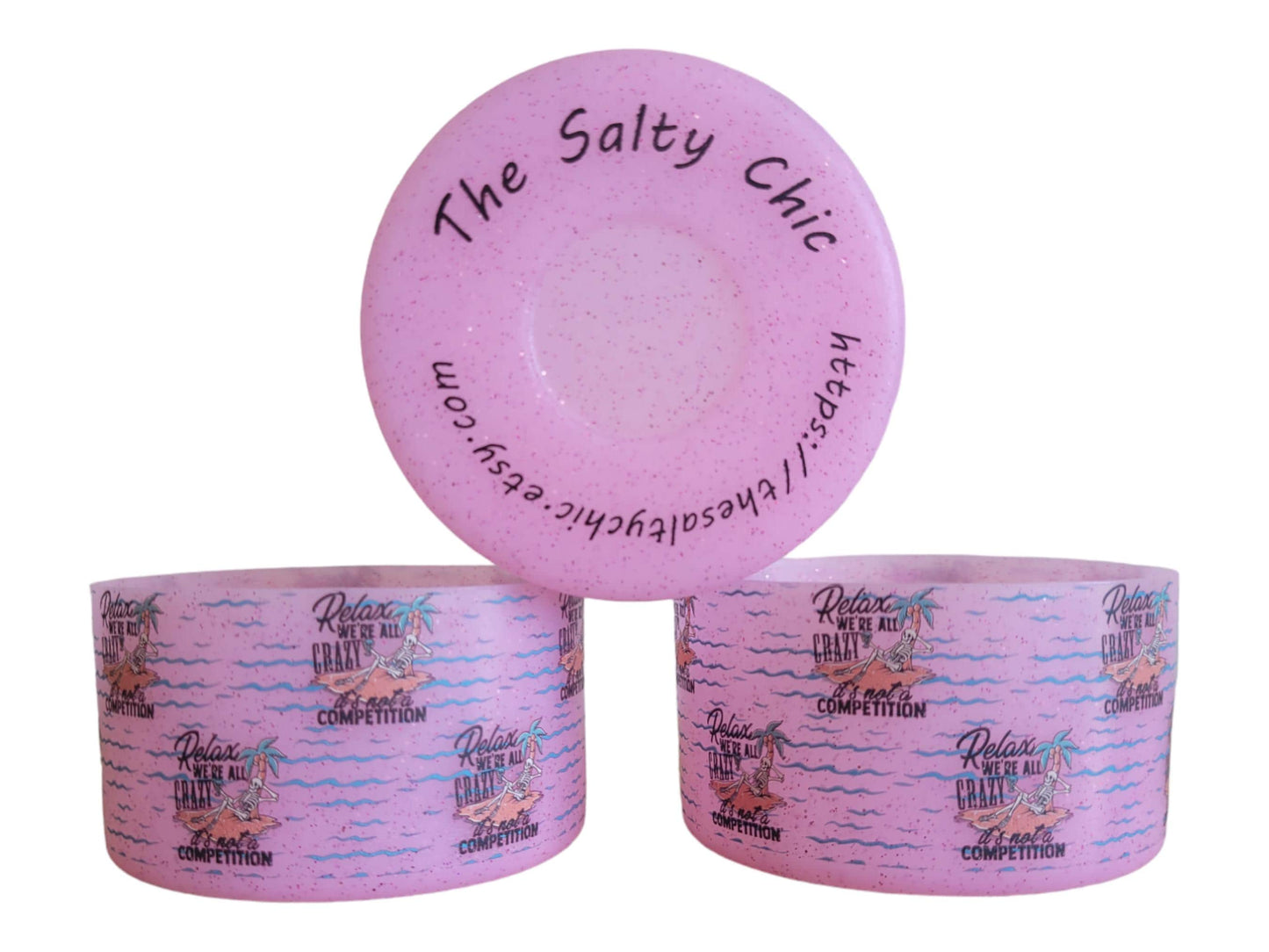 We're All Crazy Silicone boot bumper sleeve for tumblers