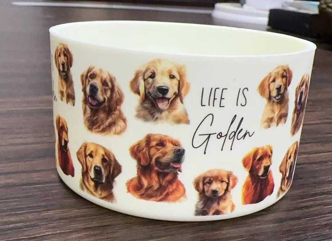 Life Is Golden Silicone Boot Bumper Sleeve for Tumblers
