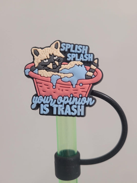 10MM TrashOpinion Silicone Strawtopper for Tumblers