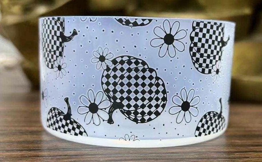 Checkered Pumpkin Silicone Boot Bumper Sleeve