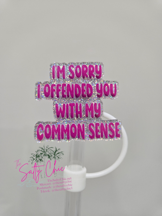 10MM OFFENDEDU ACRYLIC STRAWTOPPER