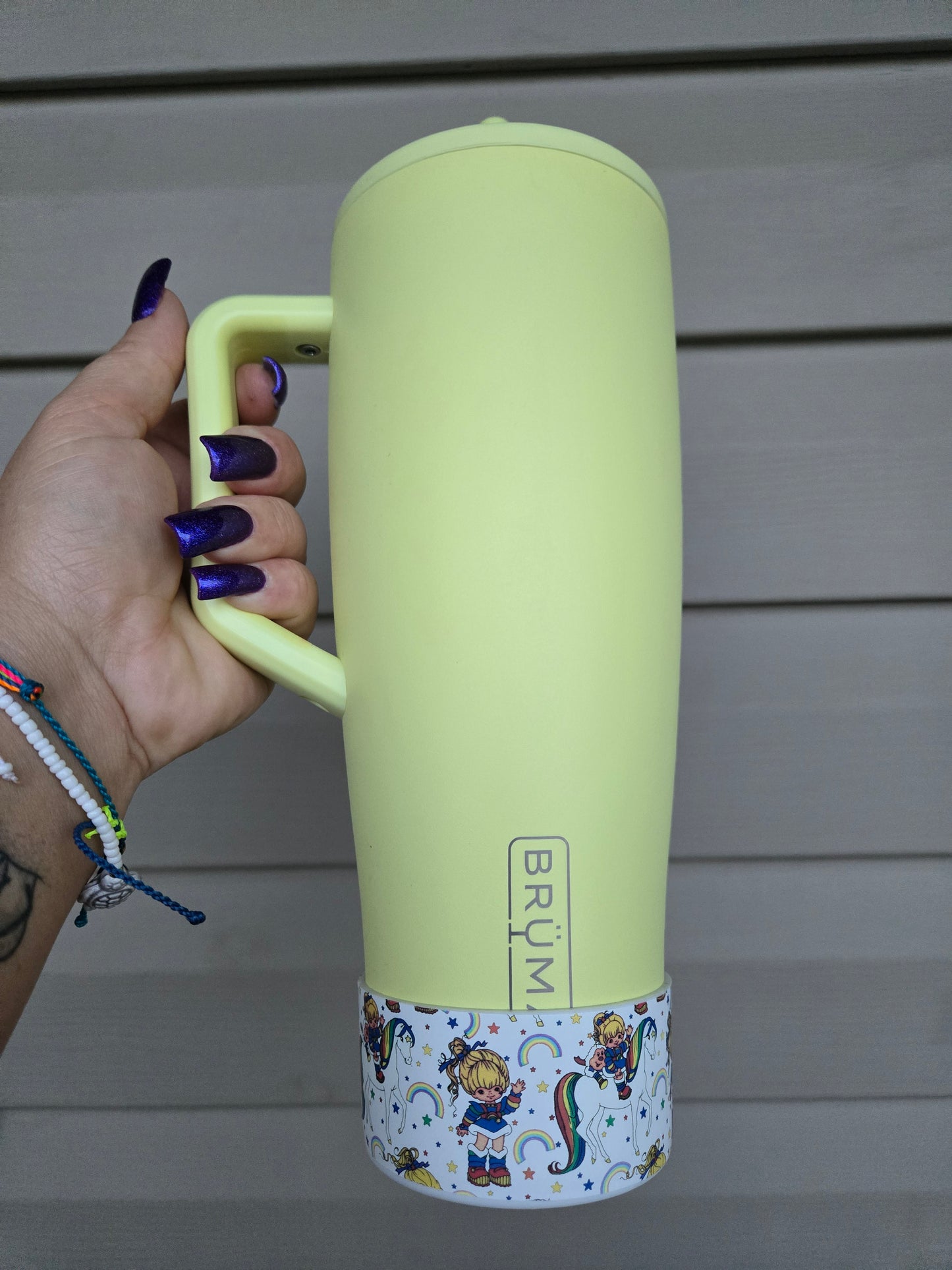Rainbow Brite Silicone Boot Bumper Sleeve for Tumblers