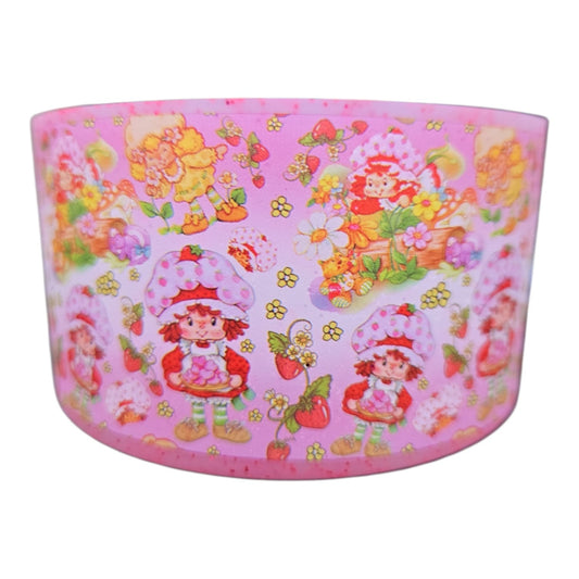 Glittered Strawberry Shortcake Tumbler Boot for Stanley Yeti Brumate Hydrojug Frost Buddy Owala and more