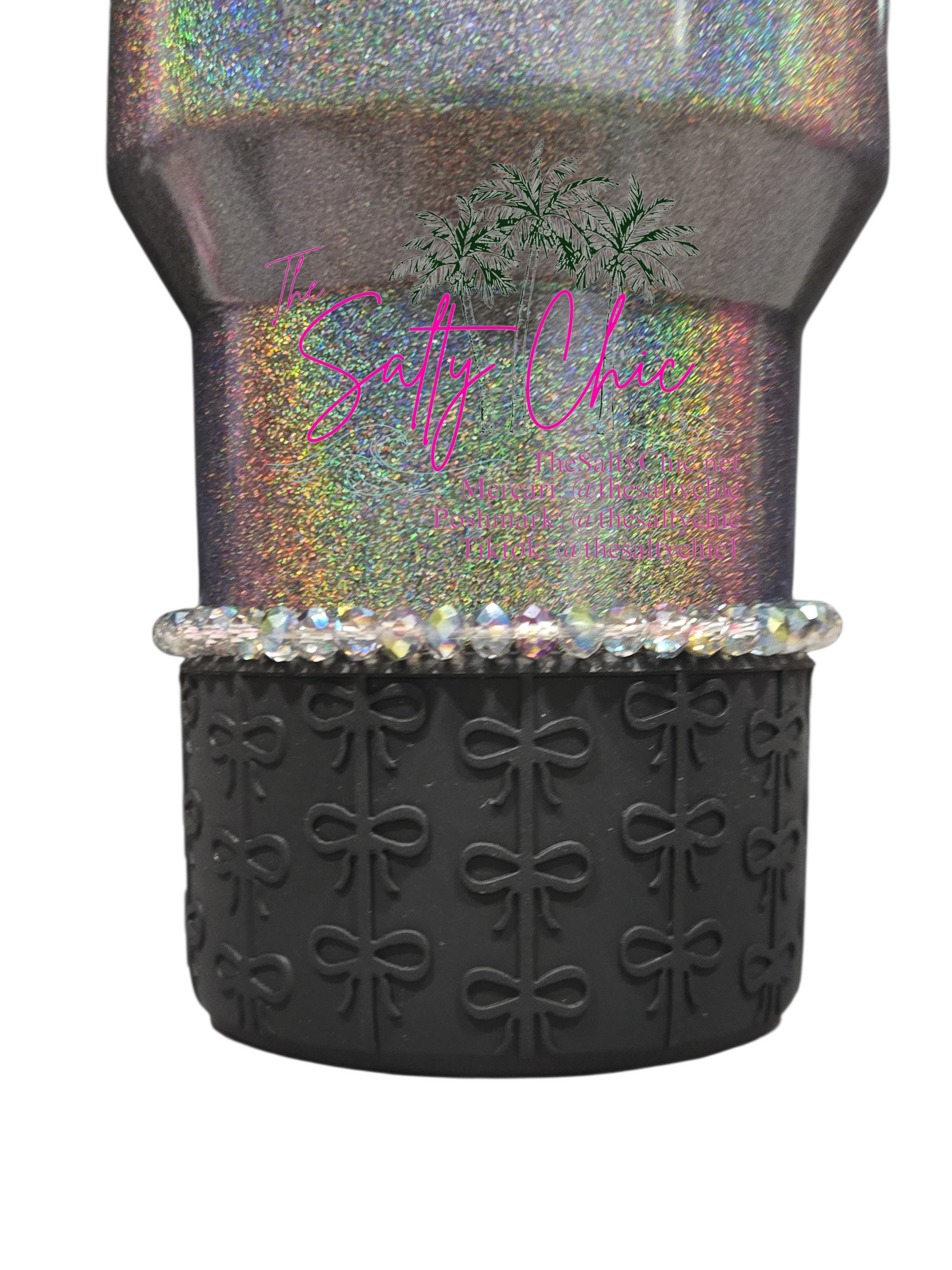 Midnight Glitz Tumbler Boot Bracelet