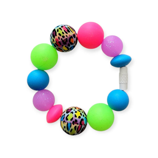 90s Neon Mix Tumbler Handle Charm