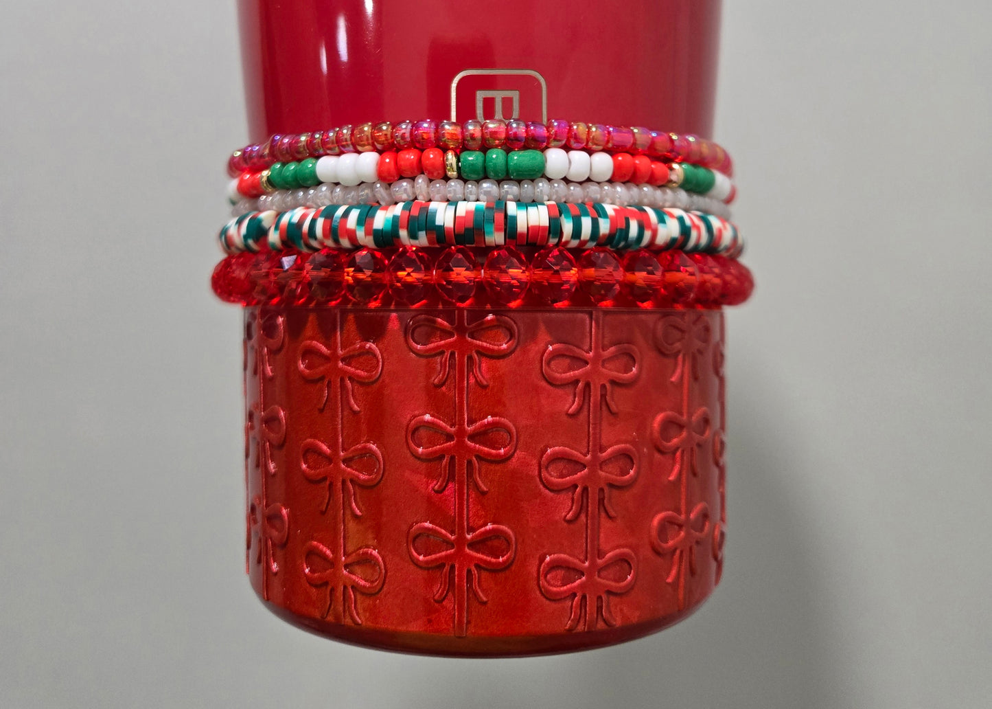 SleighAllDay Tumbler Bracelet Stack