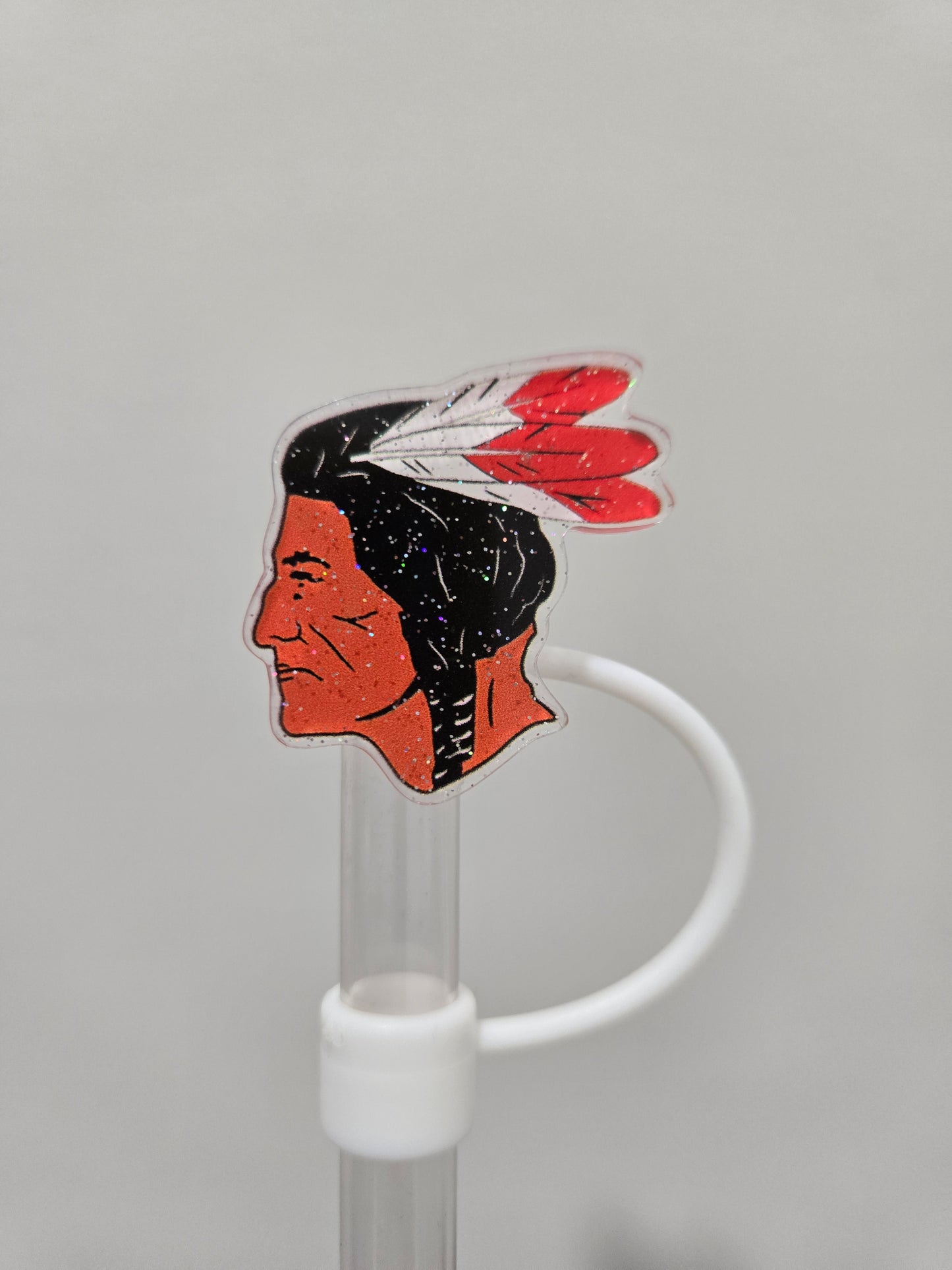Fox Warriors 10MM ACRYLIC STRAWTOPPER