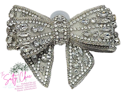 IcedOut Rhinestone 10MM Bow Topper