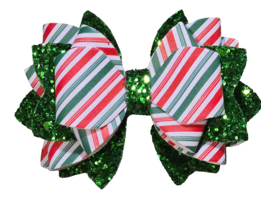CandyCane Tumbler Bow