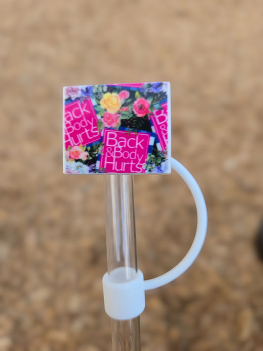 10MM Back&BodyHurt Silicone Strawtopper