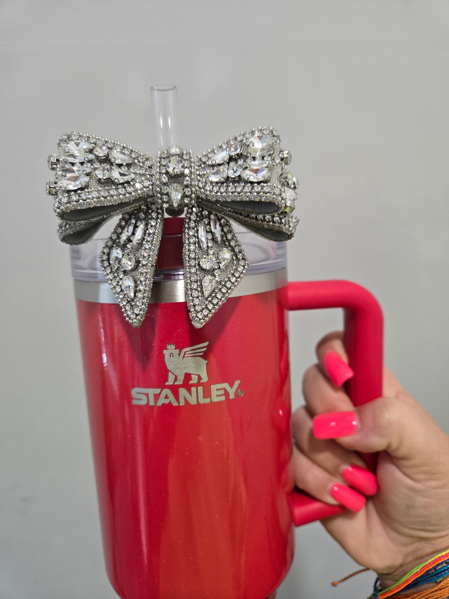 SilverBling 10MM Strawtopper Bow