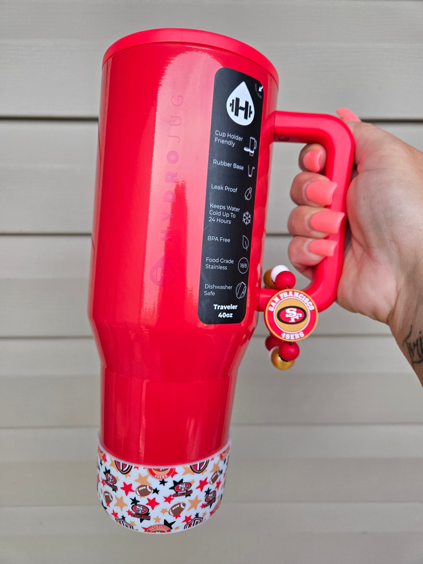 San Francisco 49ers Silicone Tumbler Boot