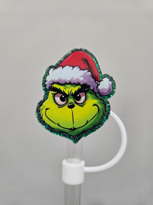 10MM ACRYLIC GRINCH STRAWTOPPER