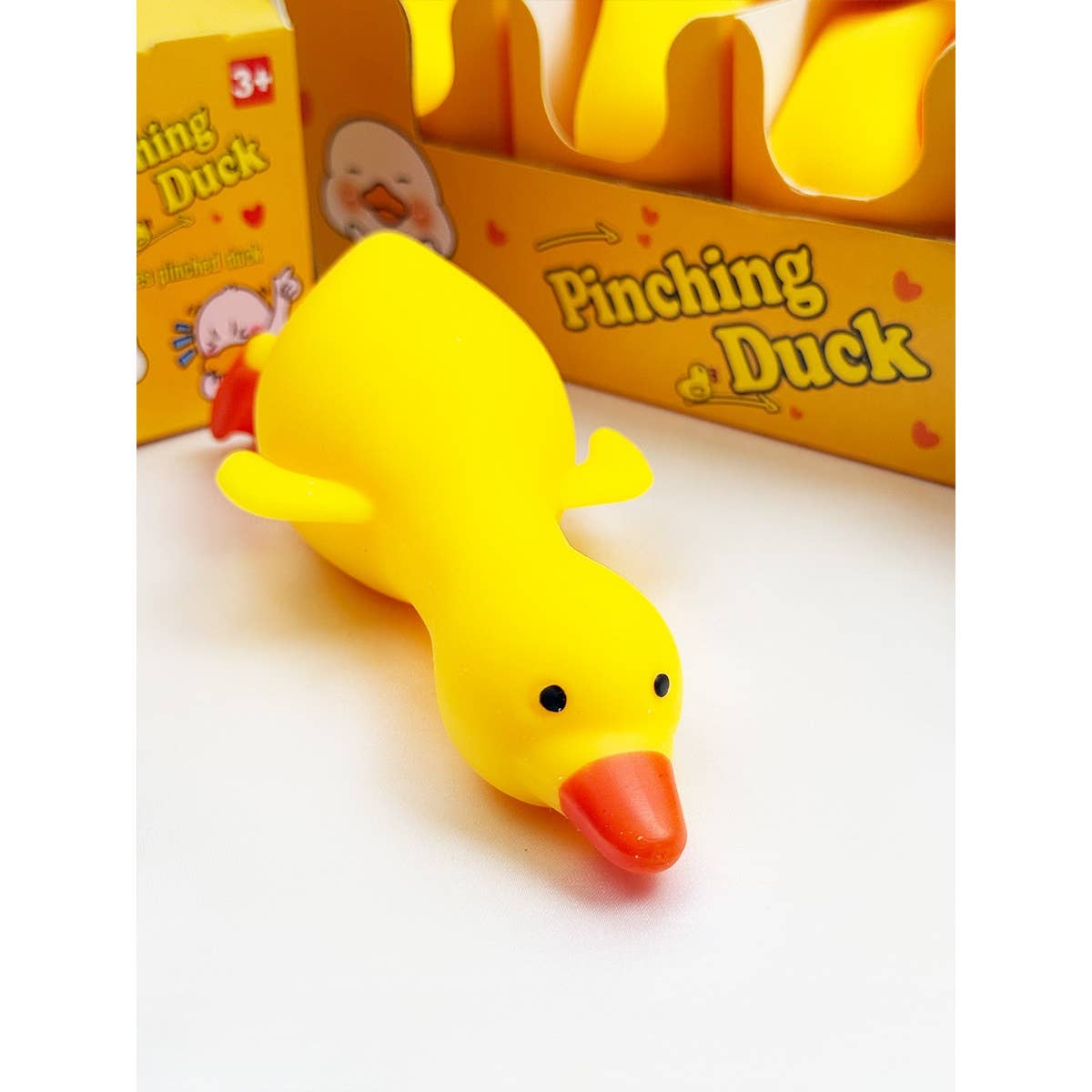 Pinching Duck Squishy | Yellow Duck Sensory Stress Toy