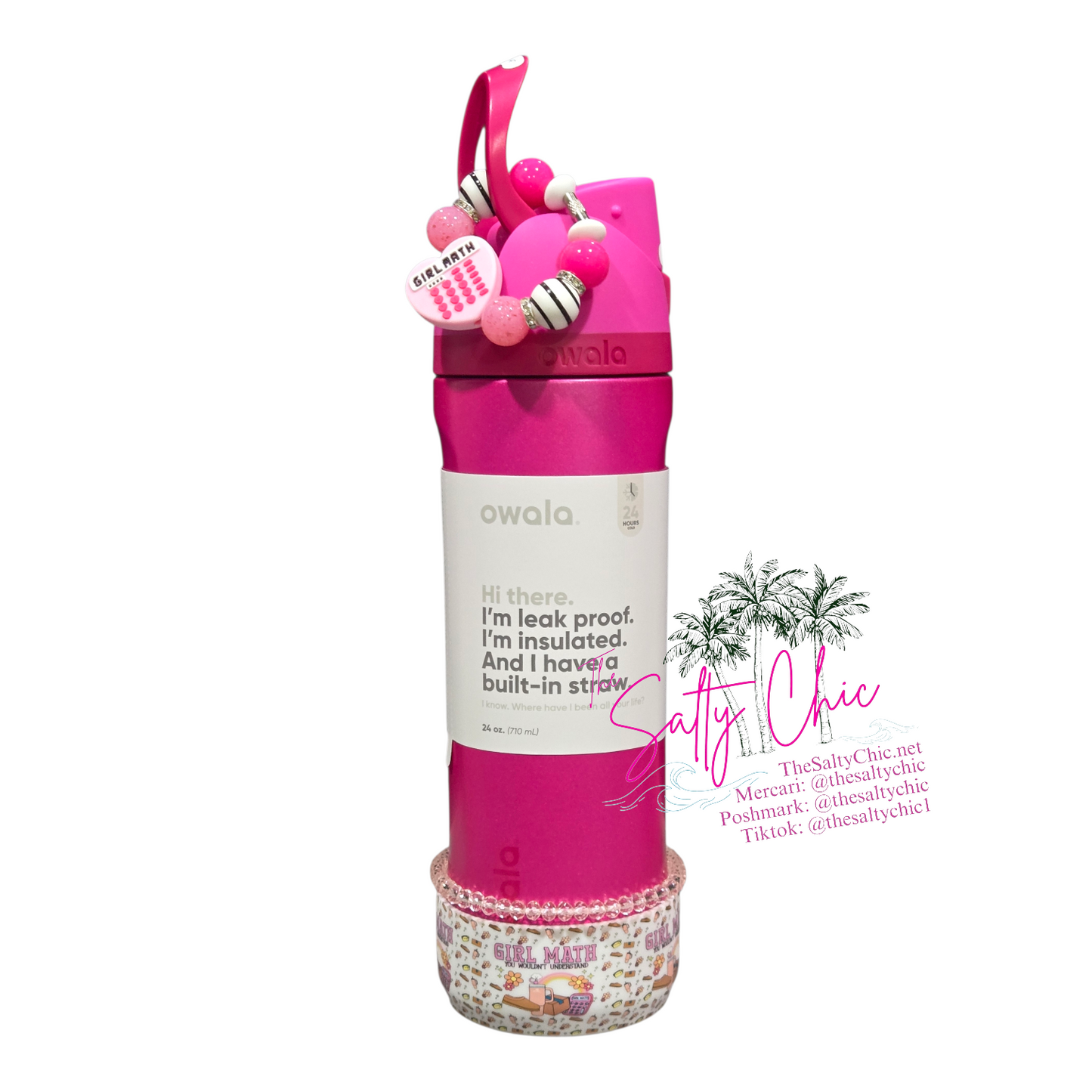 BuffPink Tumbler Boot Bracelet