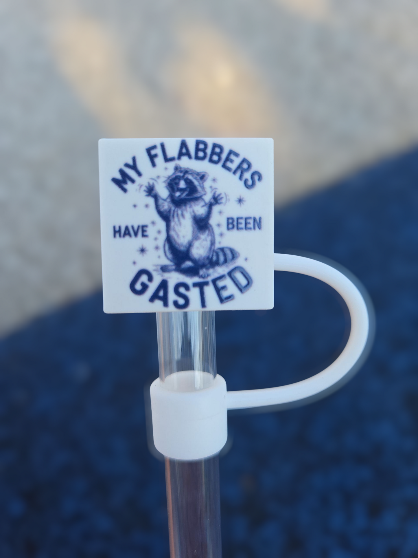 10MM Flabbergasted Silicone Strawtopper