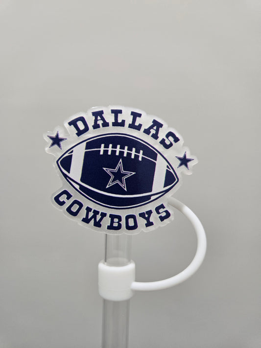10MM Acrylic DallasCowboys Strawtopper