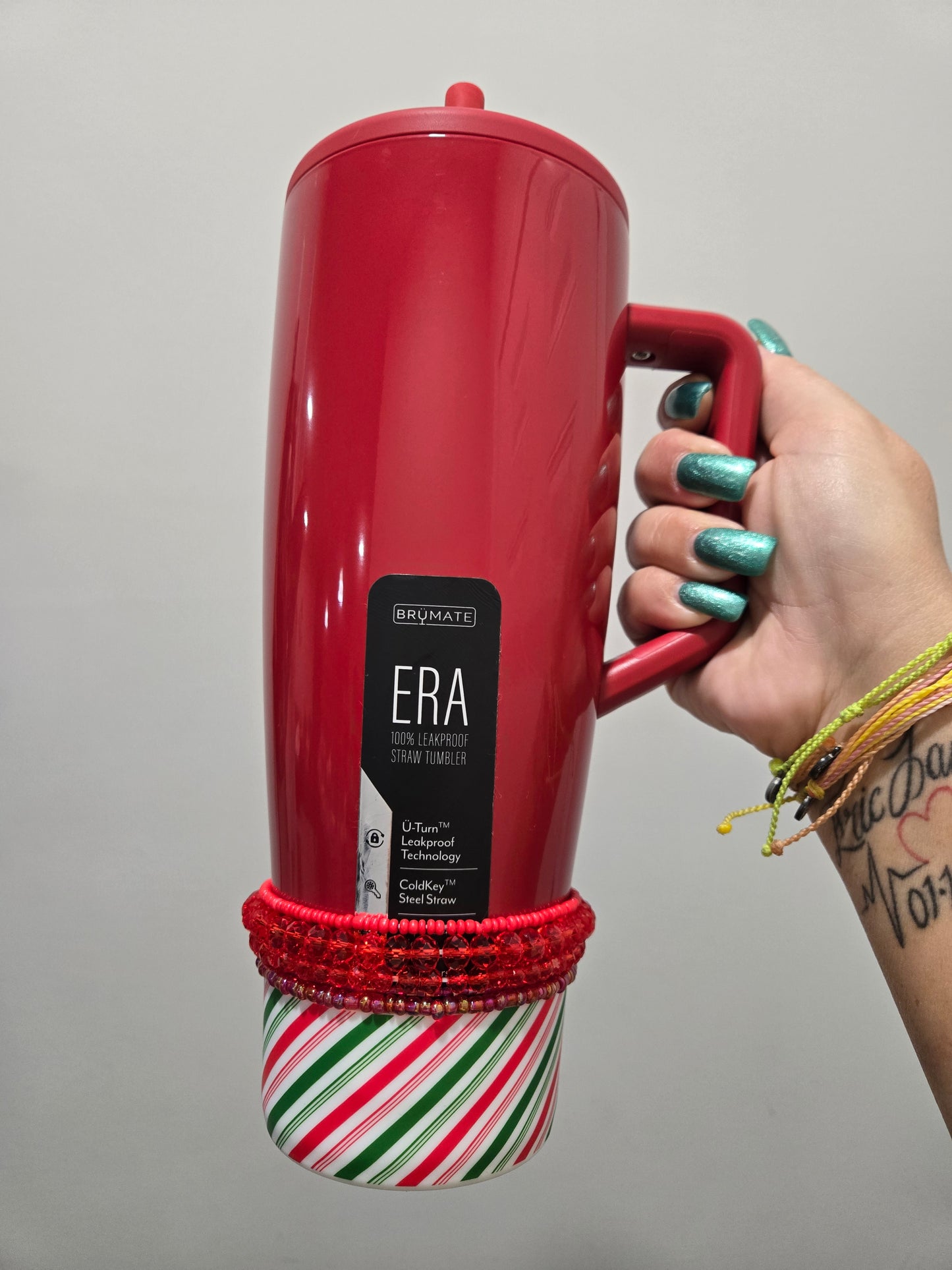 Red-YorNot Tumbler Bracelet Stack