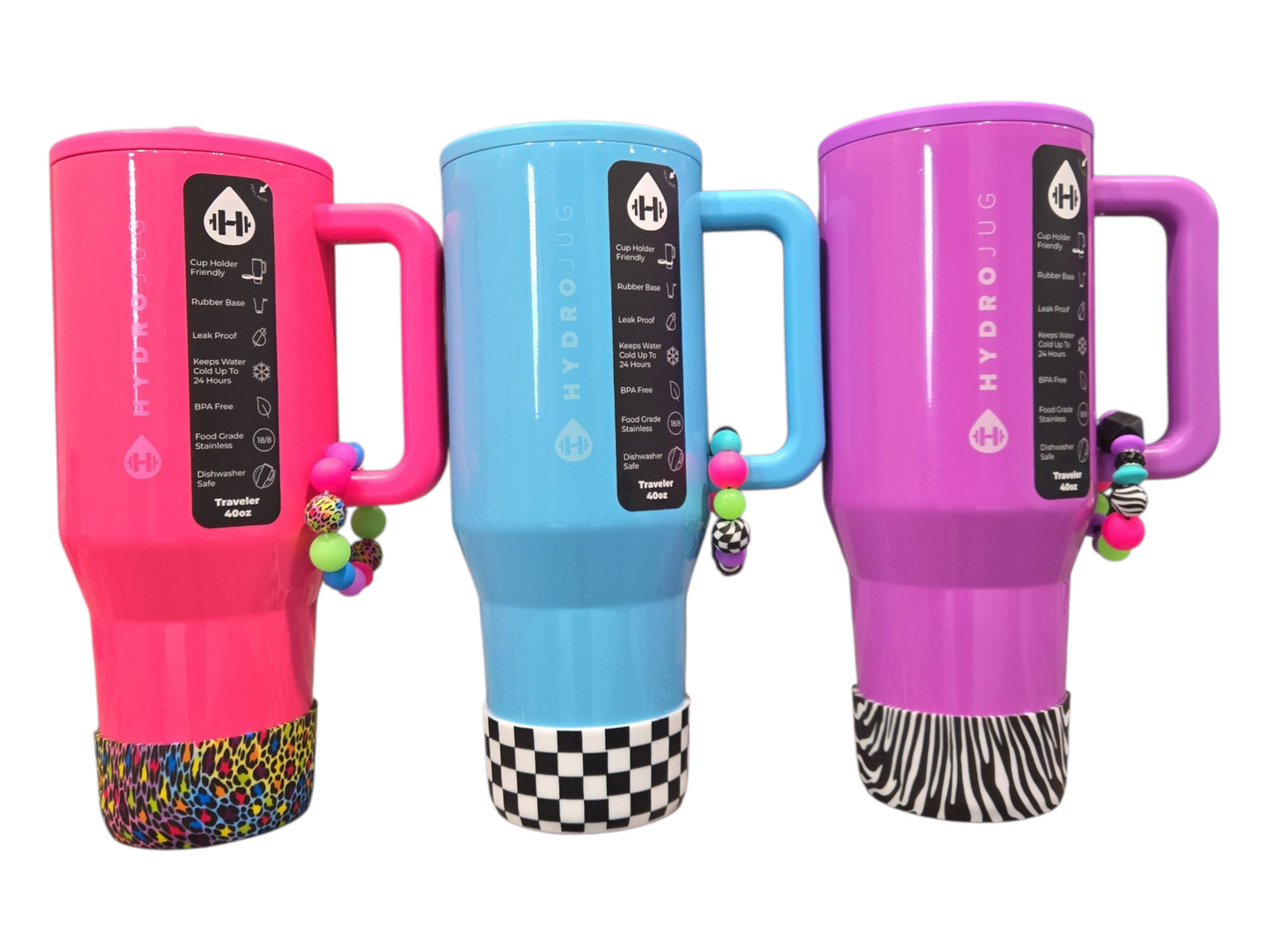 90s Neon Mix Tumbler Handle Charm