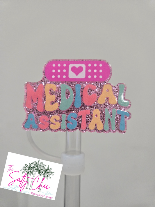 10MM MEDICAL ASSISTANT ACRYLIC STRAWTOPPER