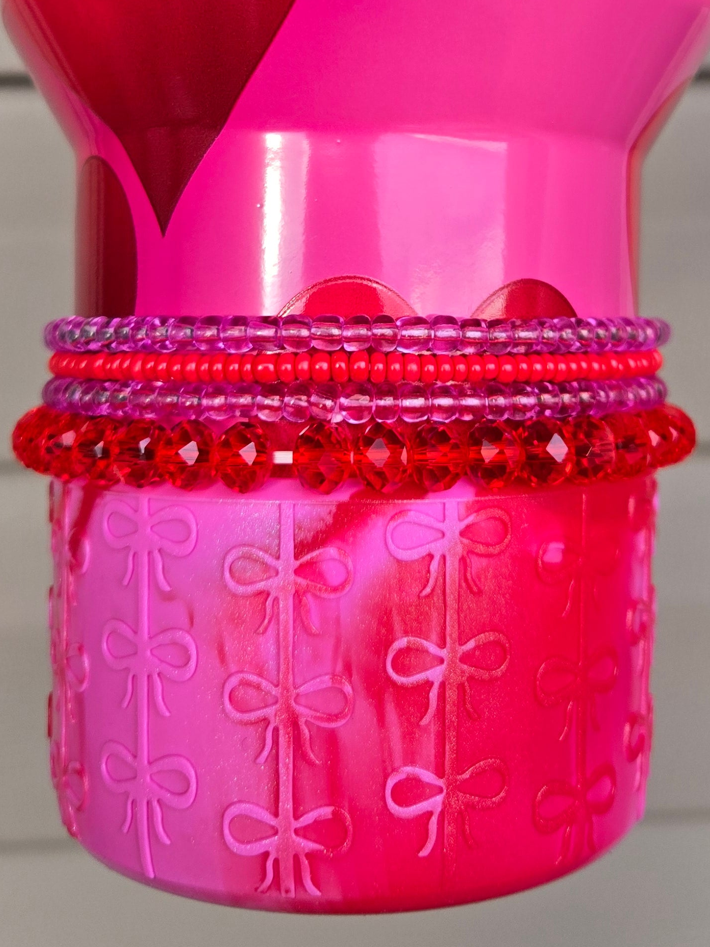Rouge Heart Tumbler Stack