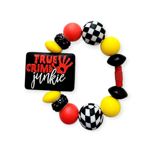 True Crime Tumbler Handle Charm