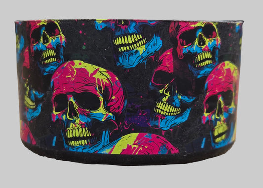Smirkin' Skull Silicone Boot Bumper Sleeve for tumblers