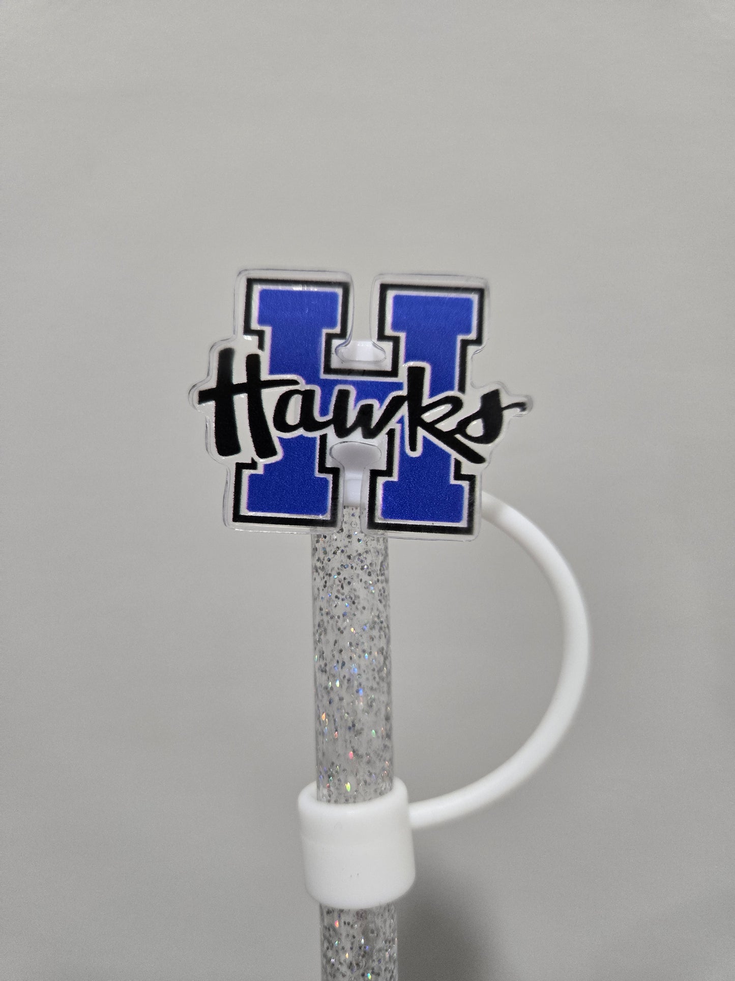 Hillsboro Hawks 10MM ACRYLIC STRAWTOPPER
