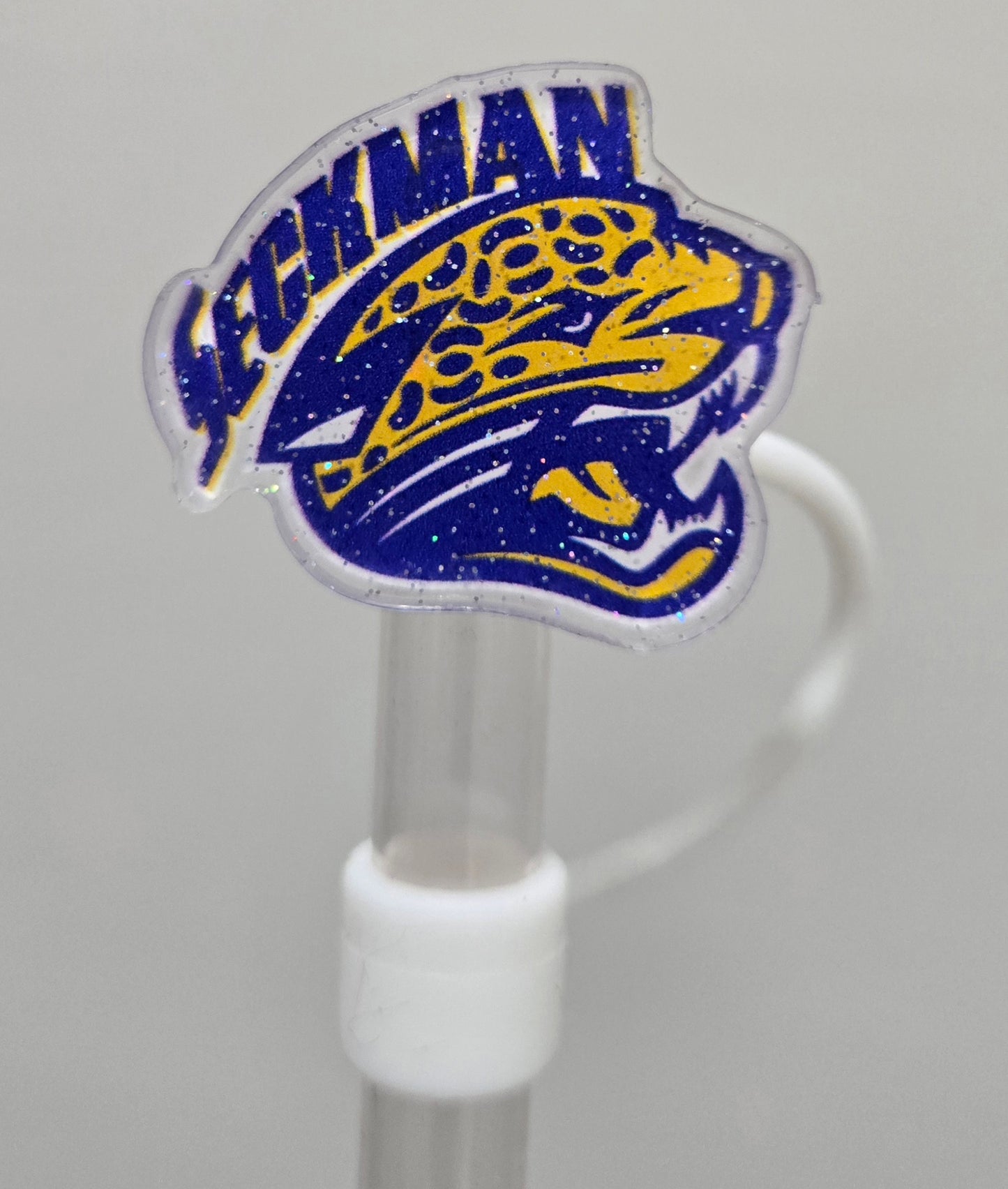 Seckman Jaguars Acrylic Strawtopper