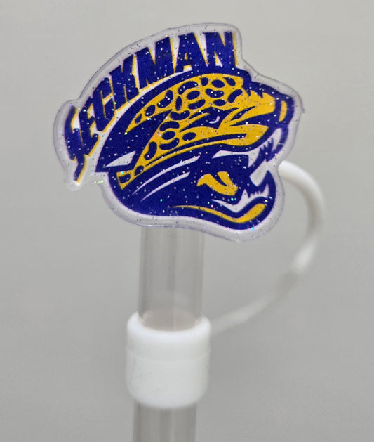 Seckman Jaguars Acrylic Strawtopper
