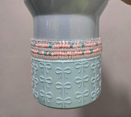 FrostyPastel Tumbler Bracelet Stacks