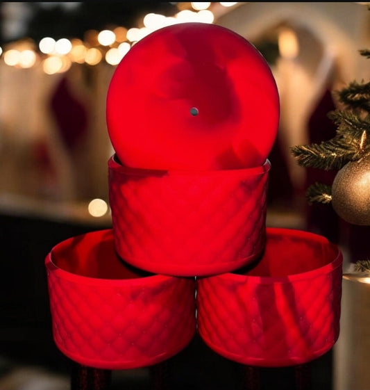 Red Velvet Swirl Silicone Boot gor for Tumblers