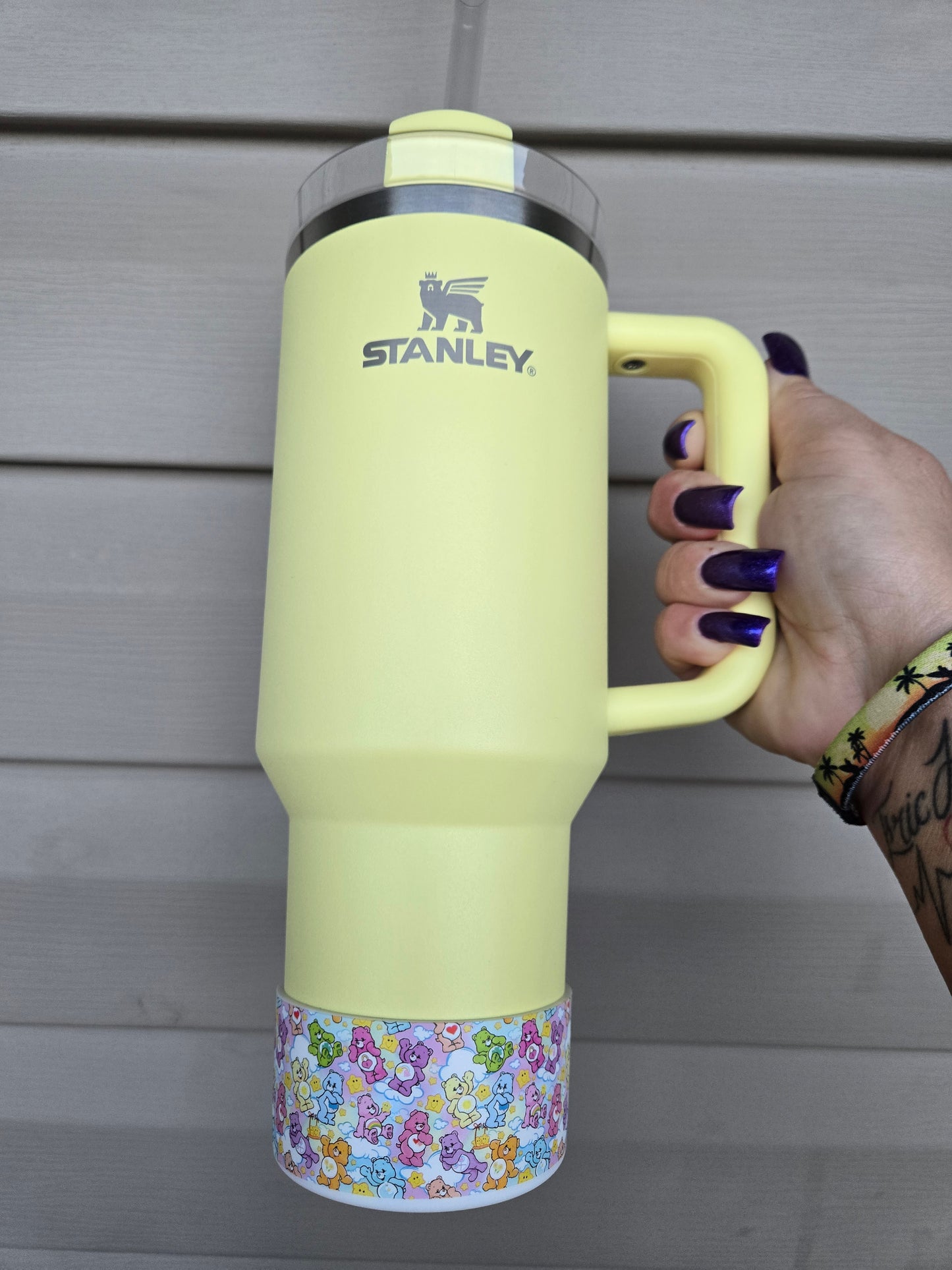 Carebears Silicone Boot Bumper Sleeve for Tumblers