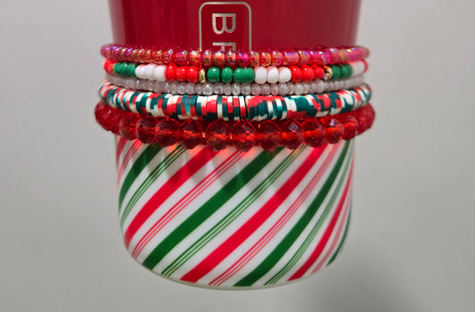 SleighAllDay Tumbler Bracelet Stack