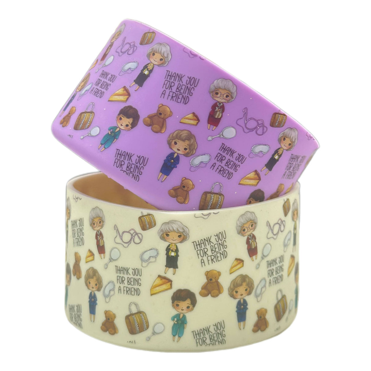 Cream Golden Girls Silicone Boot for Stanley Yeti Brumate Hydrojug Frost Buddy Owala Rtic and more