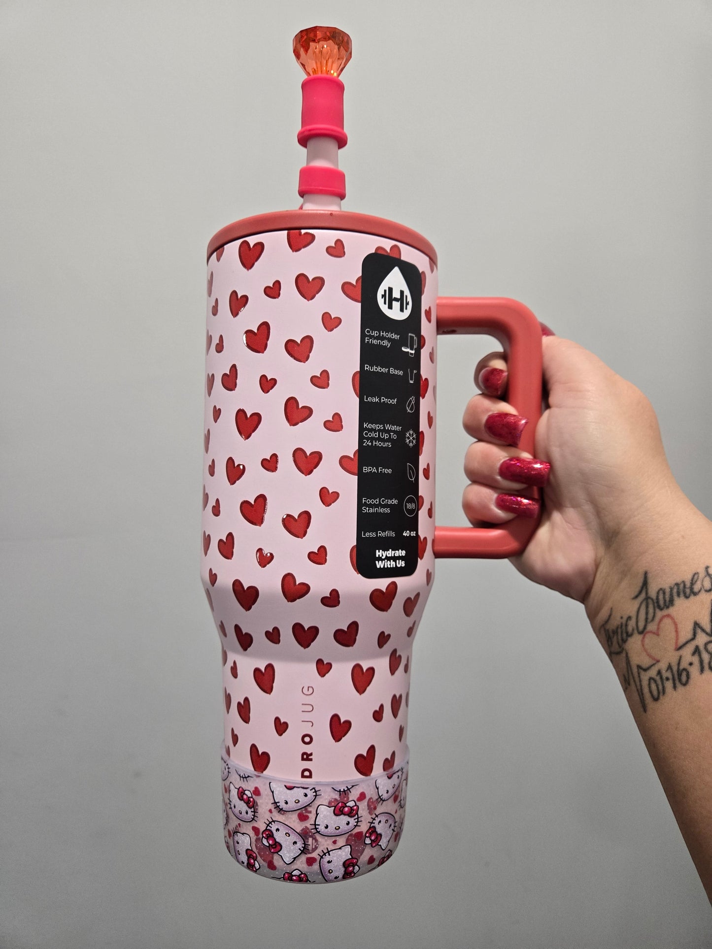 Hello Kitty Silicone Tumbler Boot
