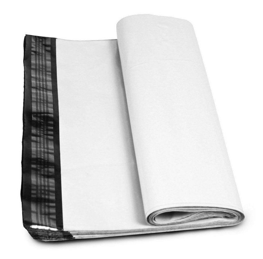 White Poly Mailers Size 14.5x19 Shipping Bags